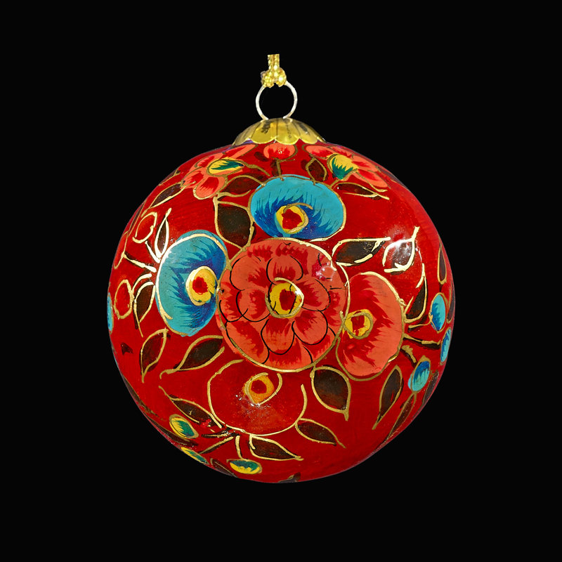 Red Blooms Bauble