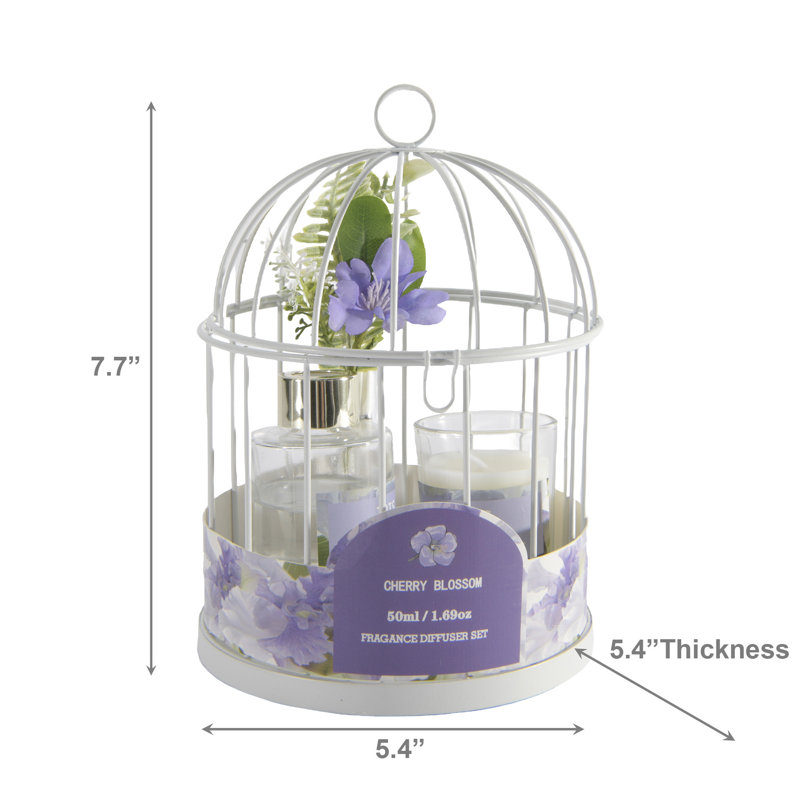 Coffret cadeau bougie et diffuseur Marlee, Iris