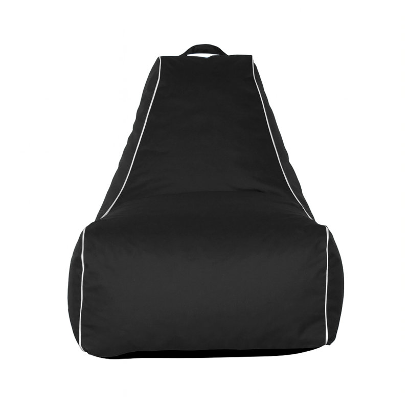 Fauteuil à billes sans accoudoirs, Polyester noir