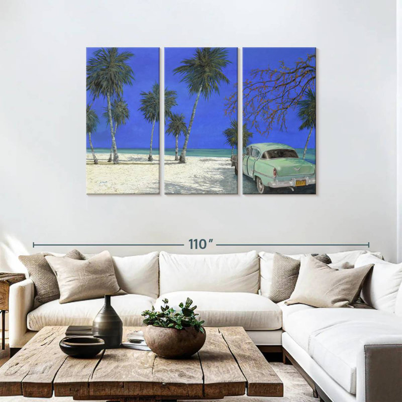Una Macchina A Cuba, 48" H x 74" W