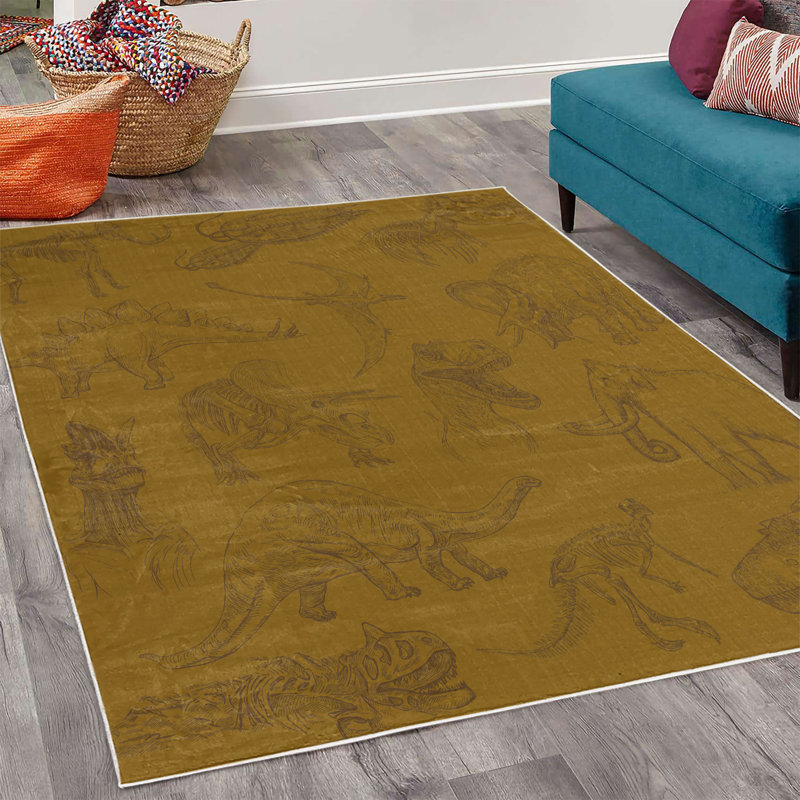 Tapis décoratif Gardenia, Rectangle 4 pi x 5 pi 5 po