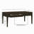 2-Drawer Coffee Table With Metal Knobs