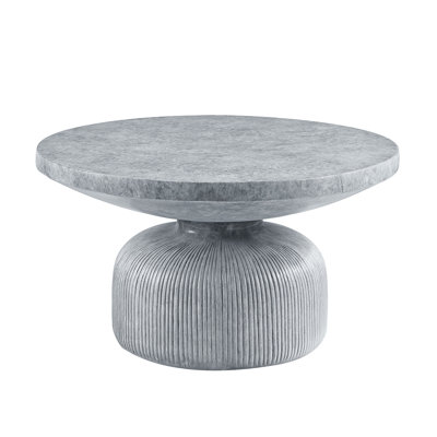 Laddie Pedestal Coffee Table,center table,coffe table