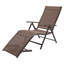 Chaise longue d'extérieur en métal avec table Cllgone-703205134-759647663