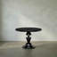 Varick Round Mahogany Wood Dining Table