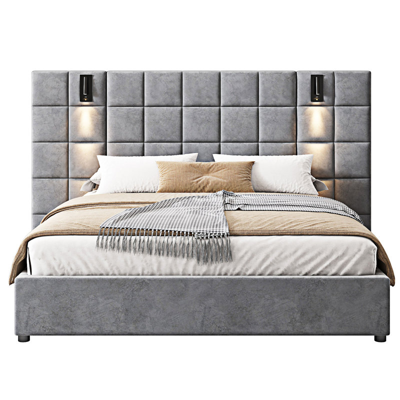 Upholstered Bed, Queen