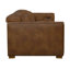 Canapé inclinable en cuir brun clair Riseholme-122003637