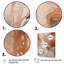 Chocolat, rêves, terre cuite, aquarelle abstraite - peinture murale abstraite-1213961482-1213961492