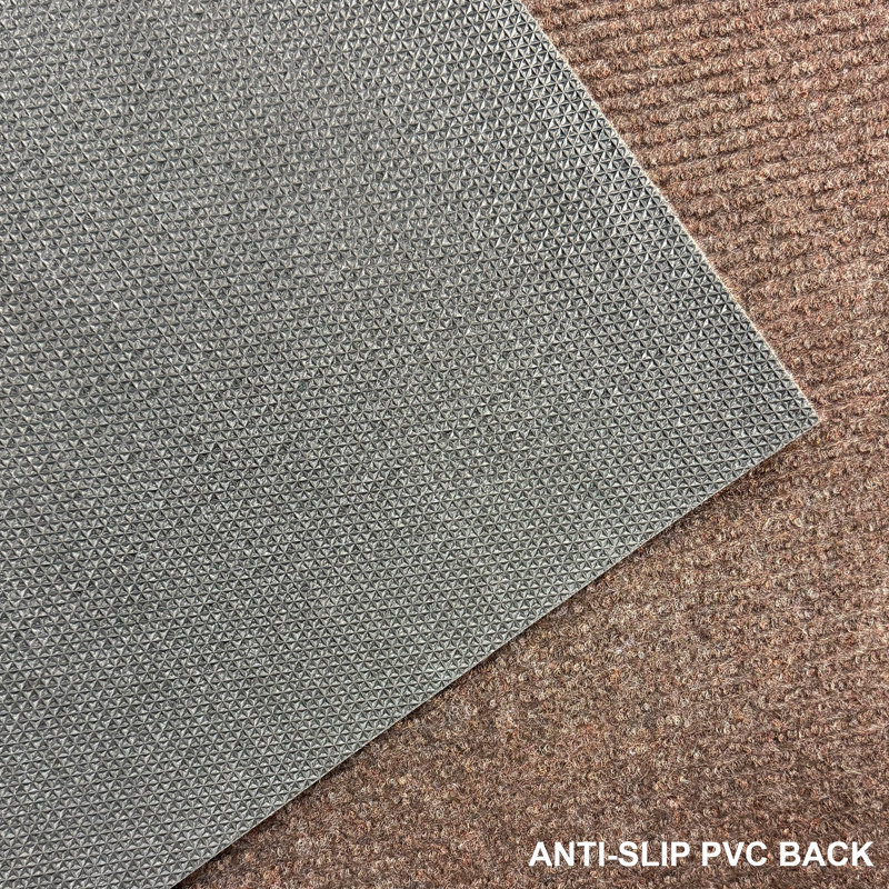 Tapis intérieur / extérieur antidérapant brun, Tapis de couloir 2 pi 2 po x 10 pi