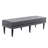 Casablanca Fabric Upholstered Bench with Wheels-833605212