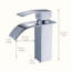 Robinet de salle de bain monocorps et monocommande