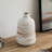 Uniquewise 11" Whitewashed Bottle-neck Decorative Pottery Flower Vase Boho Home Decor For Living Room Bedroom Kitchen Entryway & Office Rustic Centerpiece For Pampas Grass Bouquets Stems Faux Florals