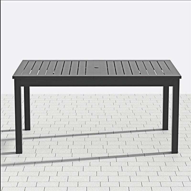 Extendable Aluminum Outdoor Dining Table