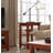 Ratcliff End Table with 2 Shelves, 20 in. W x 15 in. D x 27 in. H, Versatile Coordinating Storage Table for Living Room Decor, Crafted with Stained Wood and Beadboard, Occasional-555935488