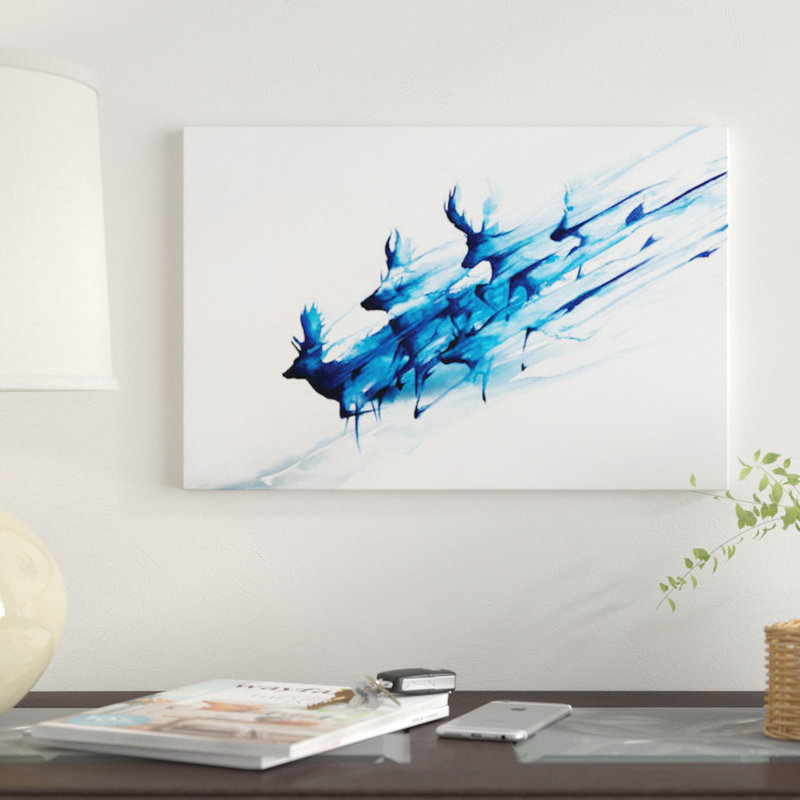 « caligo » par marc allante, reproduction d’impression sur toile tendue, H 26 po x l 40 po x P 1,5 po, Toile tendue