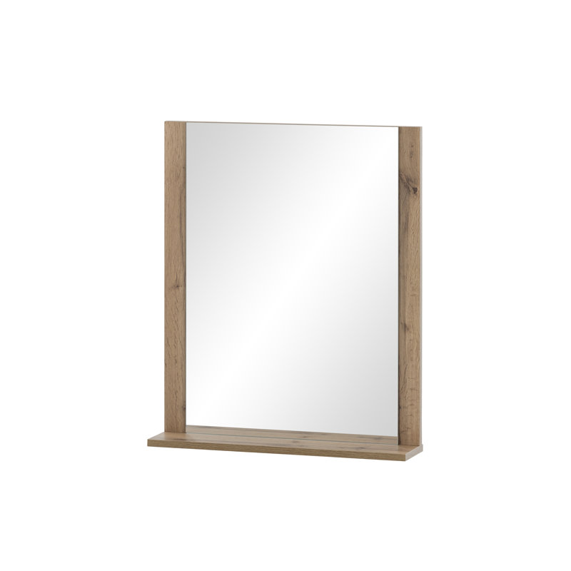 Moscote Rectangle Wall Mirror, Oak