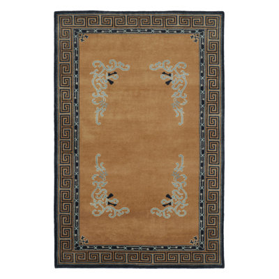 Art Deco Handmade Wool Area Rug