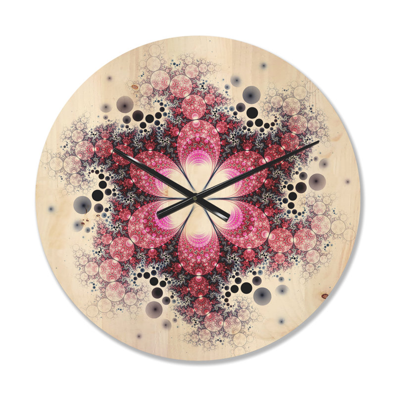 Horloge murale violette, Petit