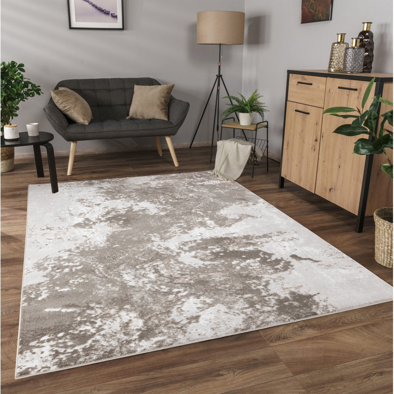 Mccaughey Serenity Stone/Beige Rug, Rectangle 120 x 170cm