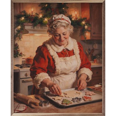 Mrs Claus Making Cookies