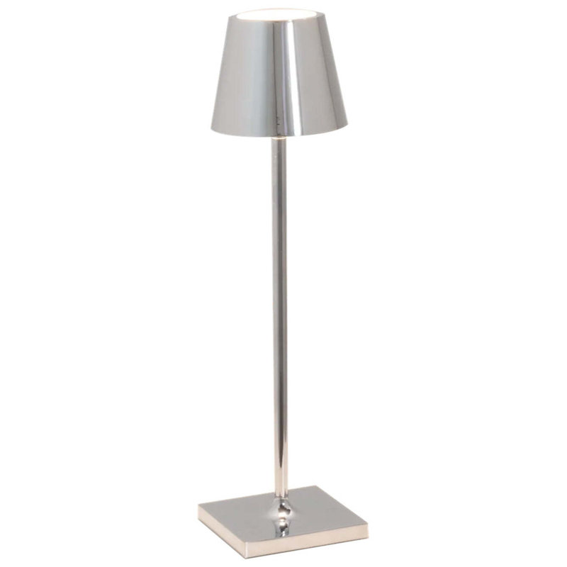 Poldina Pro Micro Table Lamp, Glossy Chrome