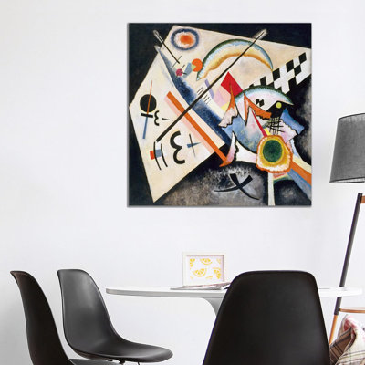 White Cross by Wassily Kandinsky - Wrapped Canvas Painting