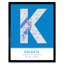 Kolkata City Map Kolkata India City Map Blue - Single Picture Frame Typography