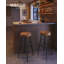 Ide Upholstered Counter Stool with Metal Frame-477764700-478538846