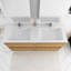 Meuble-lavabo double autoportant 60 po avec plateau en résine intégré 60 po-780253044