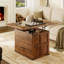 Wynny Farmhourse Wood Square Coffee Table, Lift Top Coffee Table with 4-in-1 Storage-1124944854