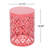 18.00H Outdoor Metal Table With Coral Finish And Iron Construction 13.75W X 13.75D 18.19H In-1171995773