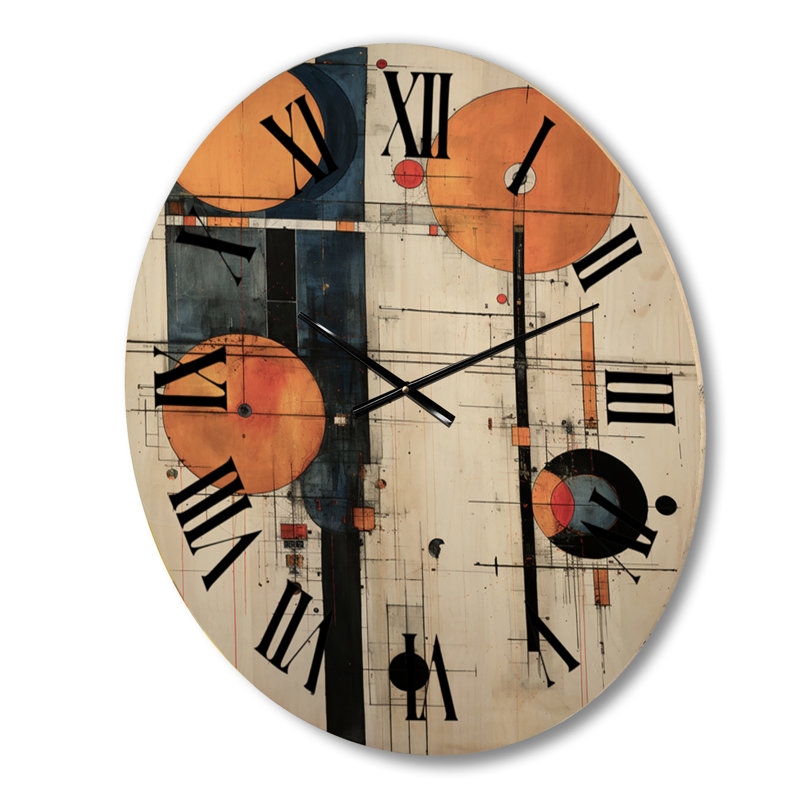 Solid Wood Wall Clock, Medium