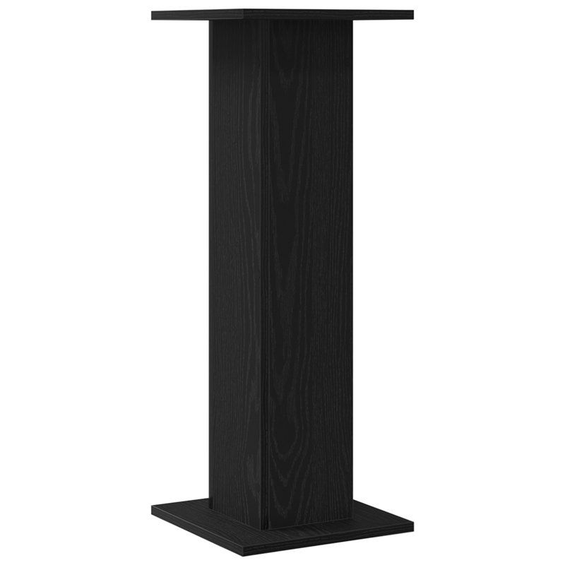 Haig Plant Stand 1 Tier, 30 x 30 x 80 cm (L x W x H), Black Oak