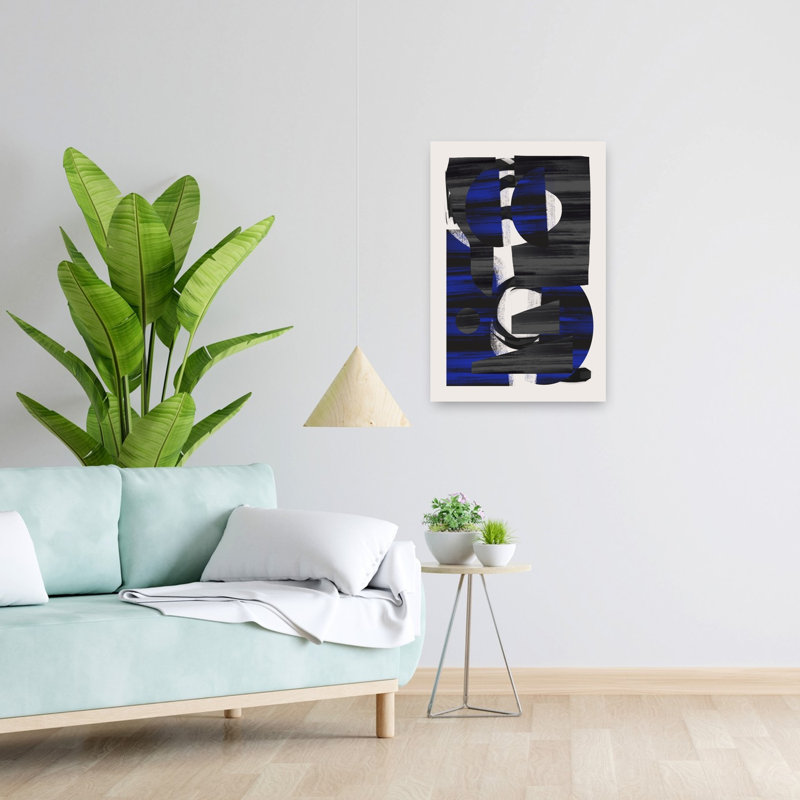 Contemporary Art Abstract Bold Contemporary Art by Little Dean - Wrapped Canvas Print, 60.96 cm H x 40.64 cm W