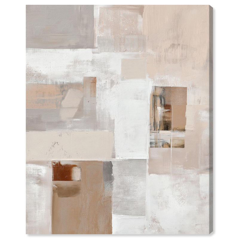«Rustic Layers II Boho», reproduction d'art sur toile par Art Remedy, H 20 po x l 16 po, Toile tendue avec châssis
