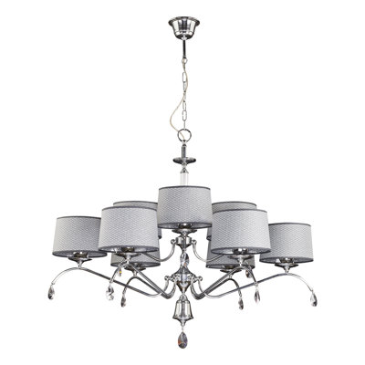Saige 9 - Light Shaded Chandelier