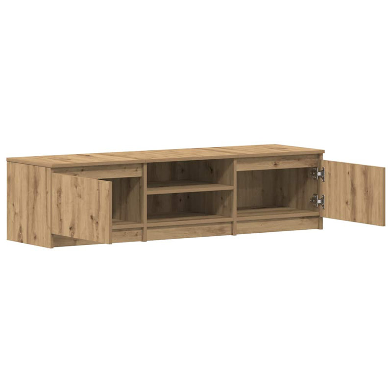 Shamaya Unfinished TV Stand, Brown