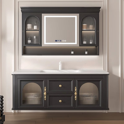 Meuble-lavabo simple de style français
