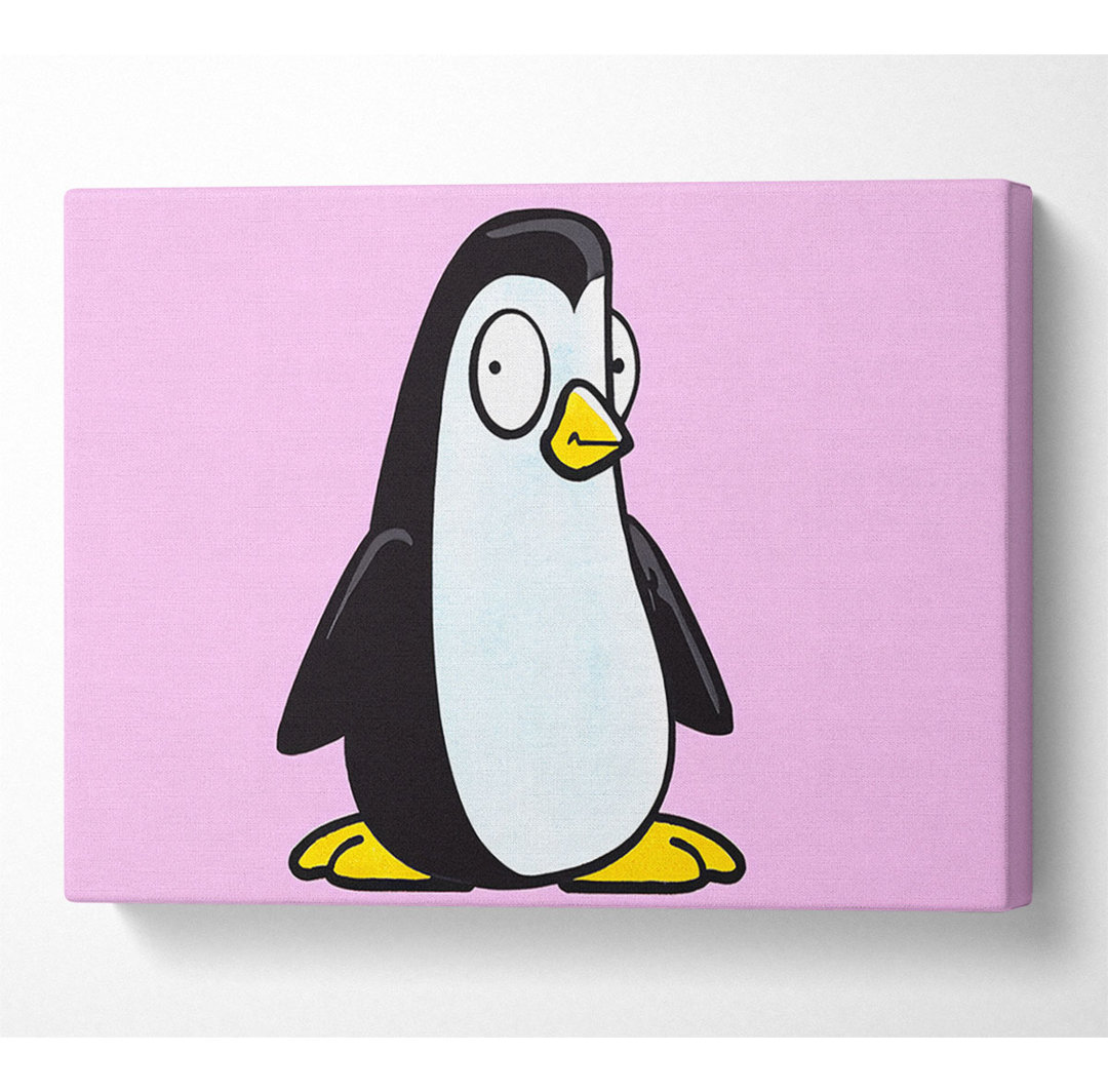 Lustiger Pinguin Rosa - Druck