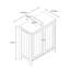 Jaffet 60.5cm Single Bathroom Vanity Base Only in Grey
