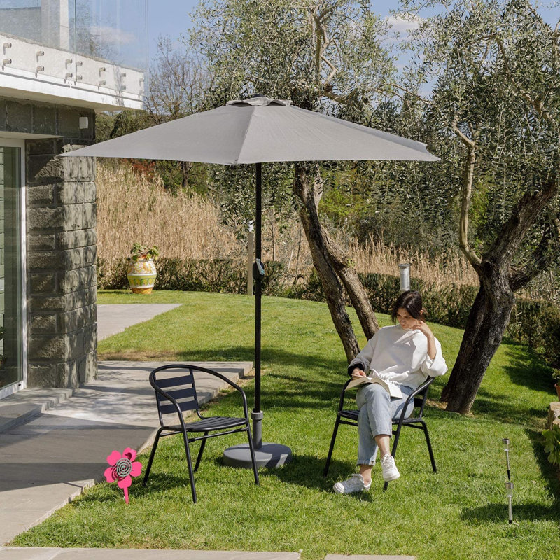 Deracy 236cm Parasol, Grey