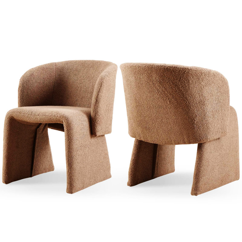 Chaise d'appoint moderne Modern, Brun