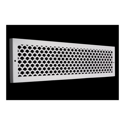 Ouverture de conduit festonnée 8 po x 30 po pleine (dimensions totales 10 po x 32 po)