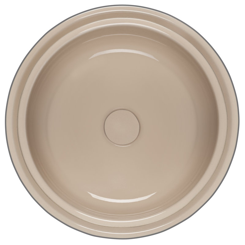 Le Creuset Enameled Stoneware Pot Planter, Oyster