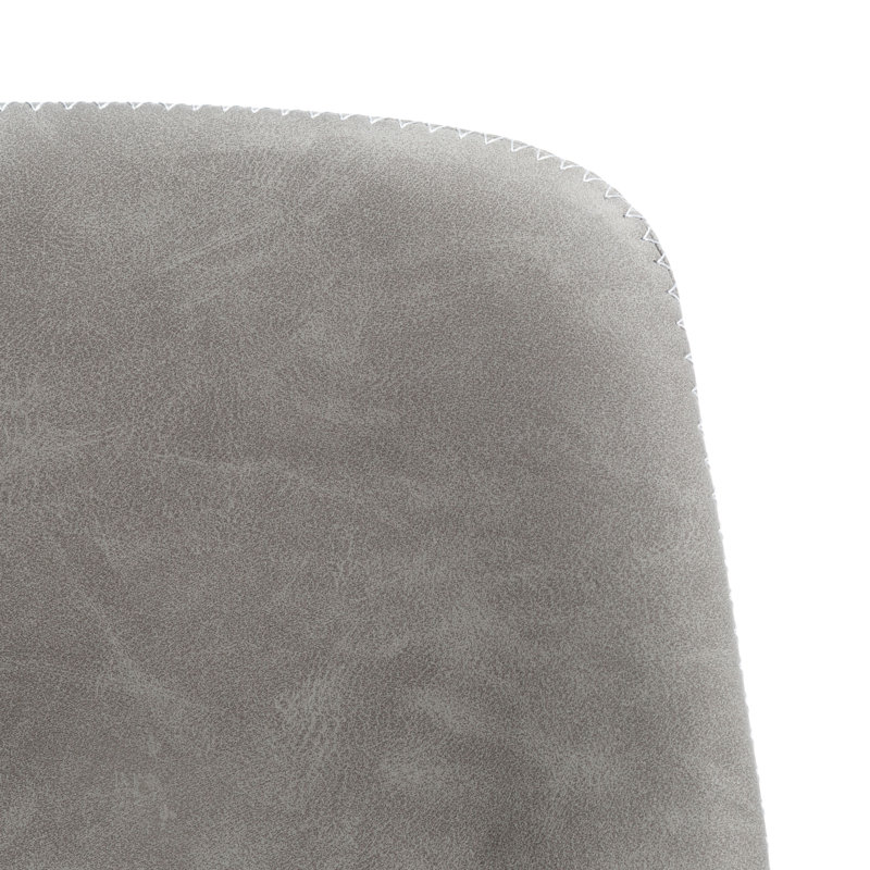 Heilman Upholstered Counter Stool with Metal Frame, Gray