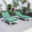 Chaise longue inclinable longue avec coussins 74,8 po Chelsea-70756133