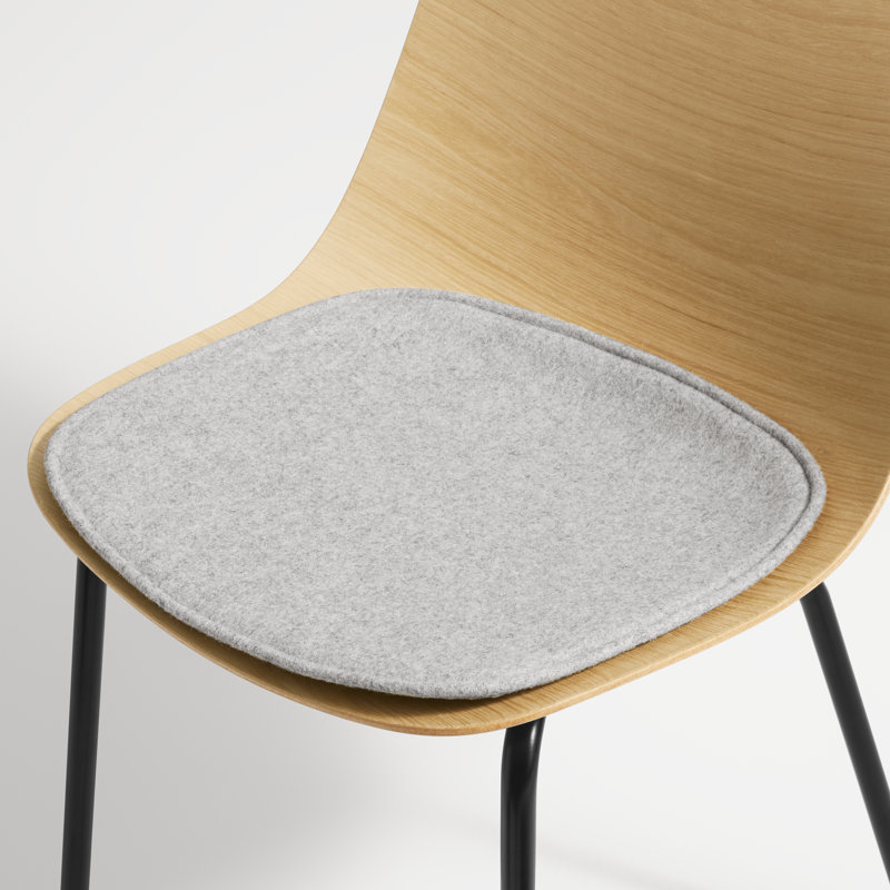 Clean Cut Outdoor 0.5'' Dining Chair Chair Pad, Vesper Light Gray