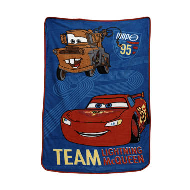 Disney Cars Blue/Red/Brown Baby Blanket u0026 Reviews | Wayfair