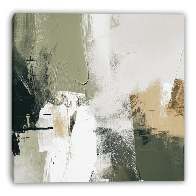«Neutral Forest Layers», art mural sur toile tendue, l 40 po x H 40 po x P 1,5 po
