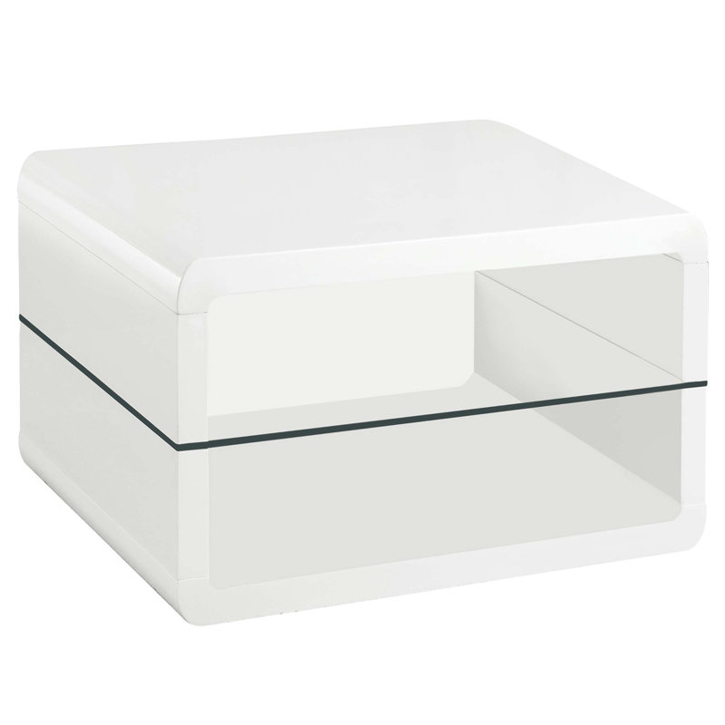 1-Shelf Rectangular Side End Table